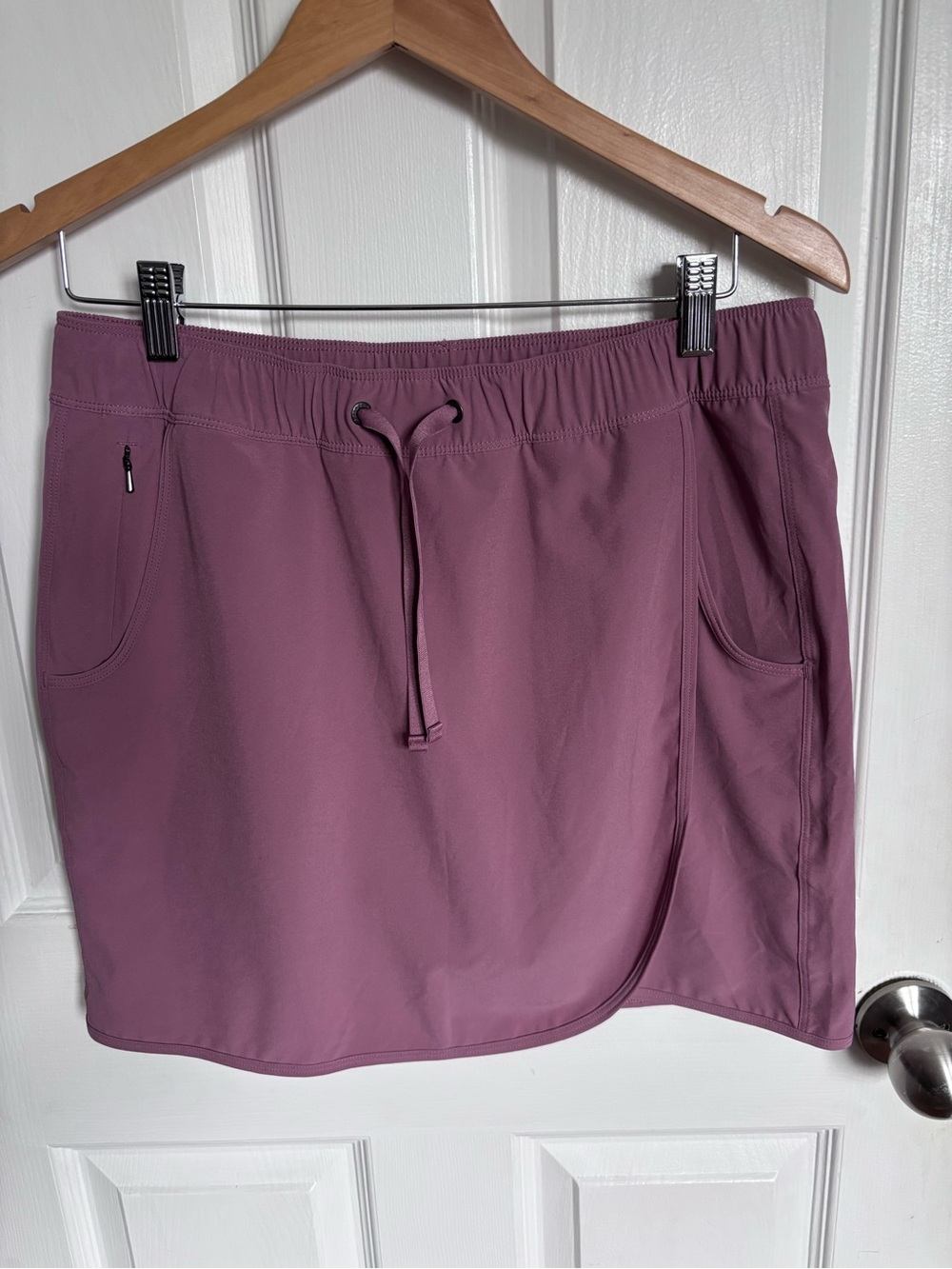 Patagonia Fleetwith Skort Evening Mauve Dusty Pink Hiking Travel M